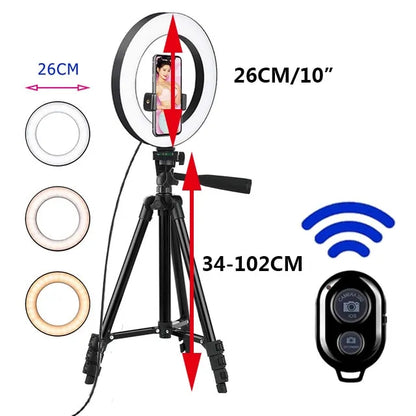 Tripod Holder + LED licht